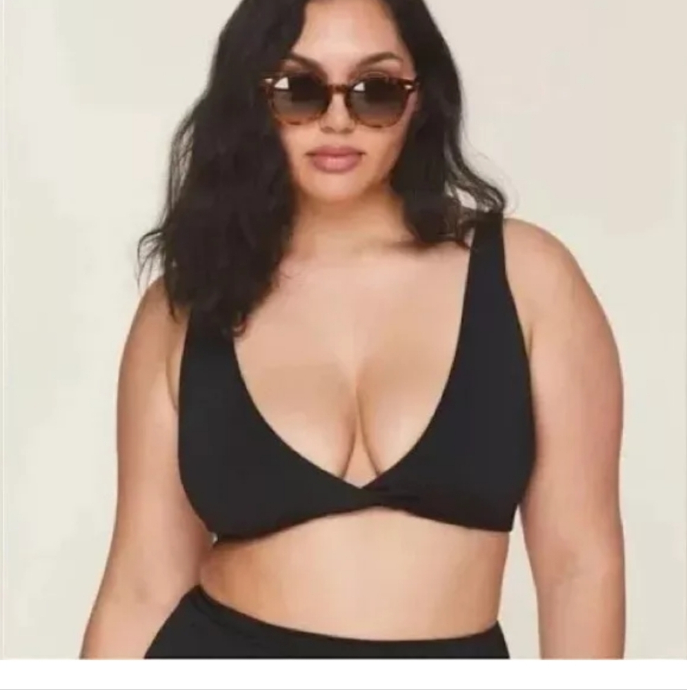 Andie Swim The Belmar Top Black Size Medium New with Tags